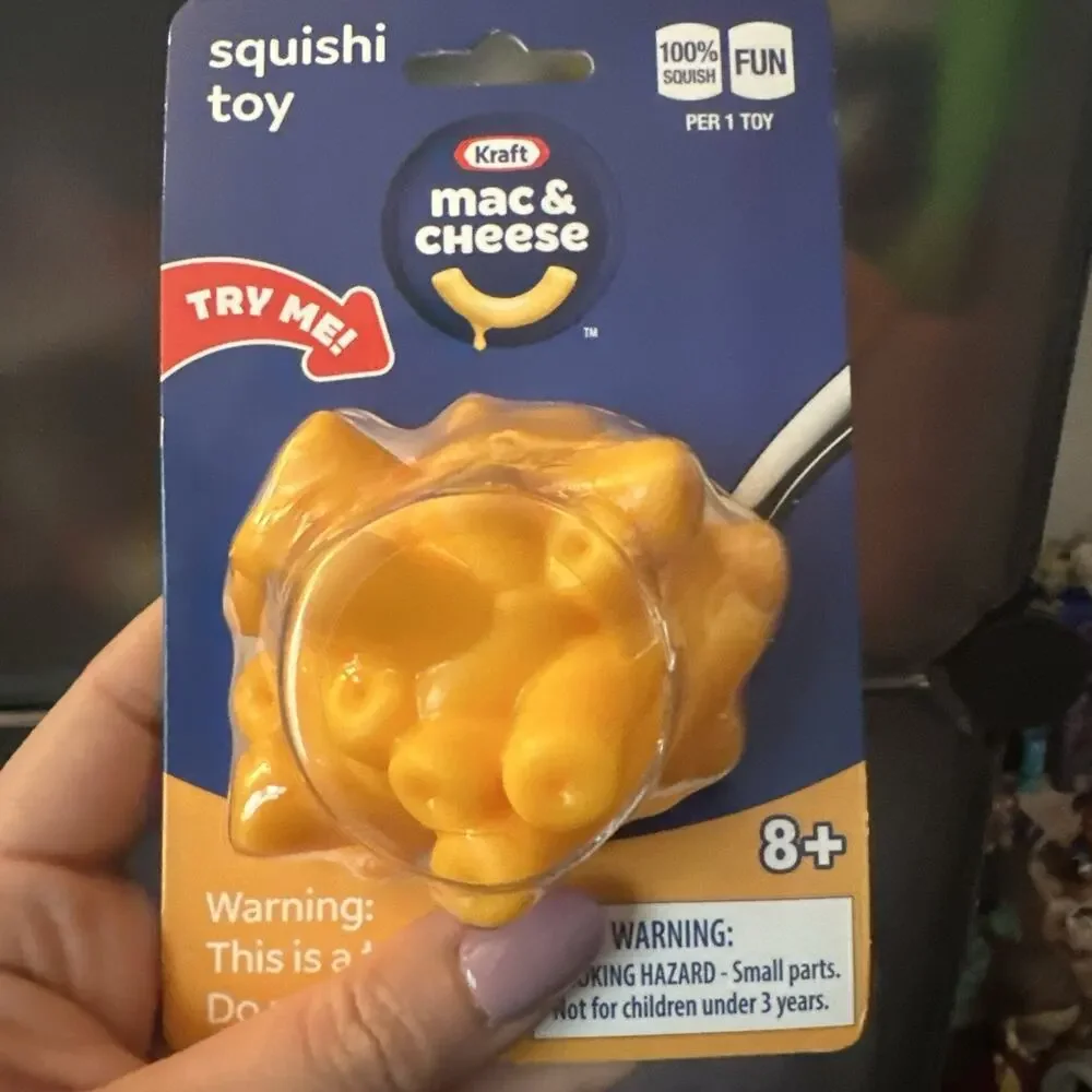 Kraft Mac & Cheese Squishy Fidget Toy Squishy New 🧀 Authentic